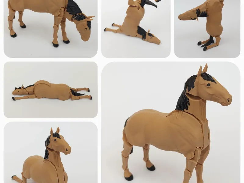 Articulated Horse (Print-in-Place)