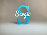 Placa de Identificação 3D - Sergio-1