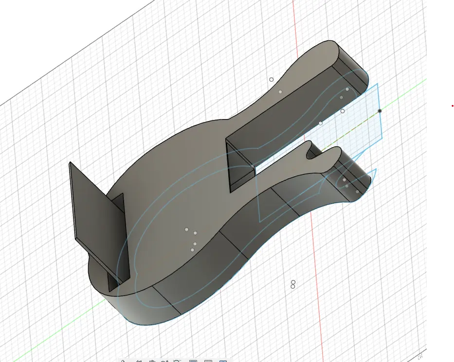 Remote Holder with an acoustic guitar motif
