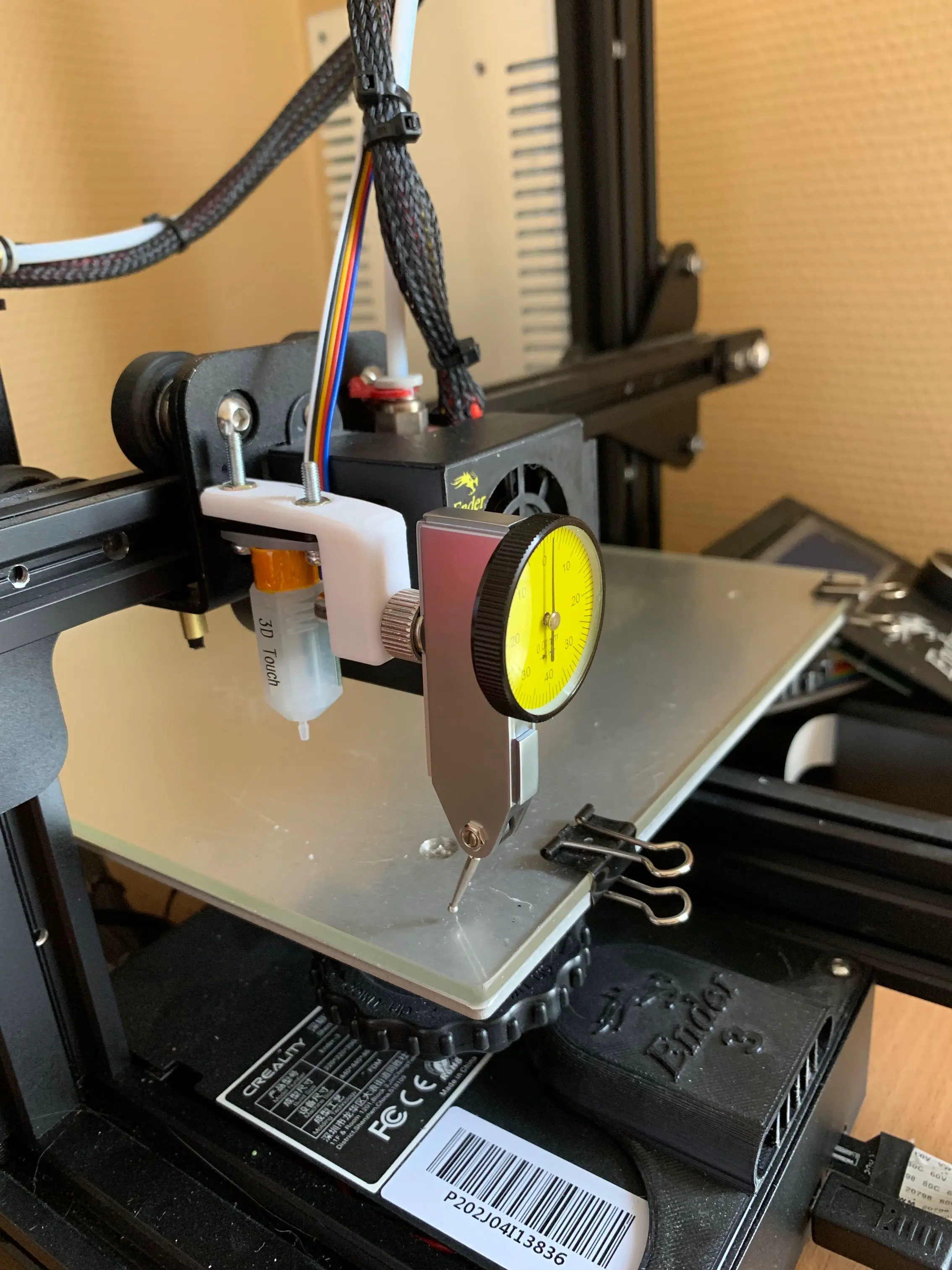 Ender 3 oder 5 Komparatorhalter mit BL Touch
