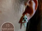 GHOST EARRINGS (HALLOWEEN)-0