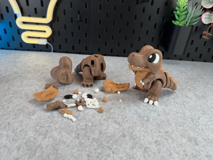 Шарнирный T-Rex - Игрушки и игры - PLA - изделие 3D-печати - фото 10