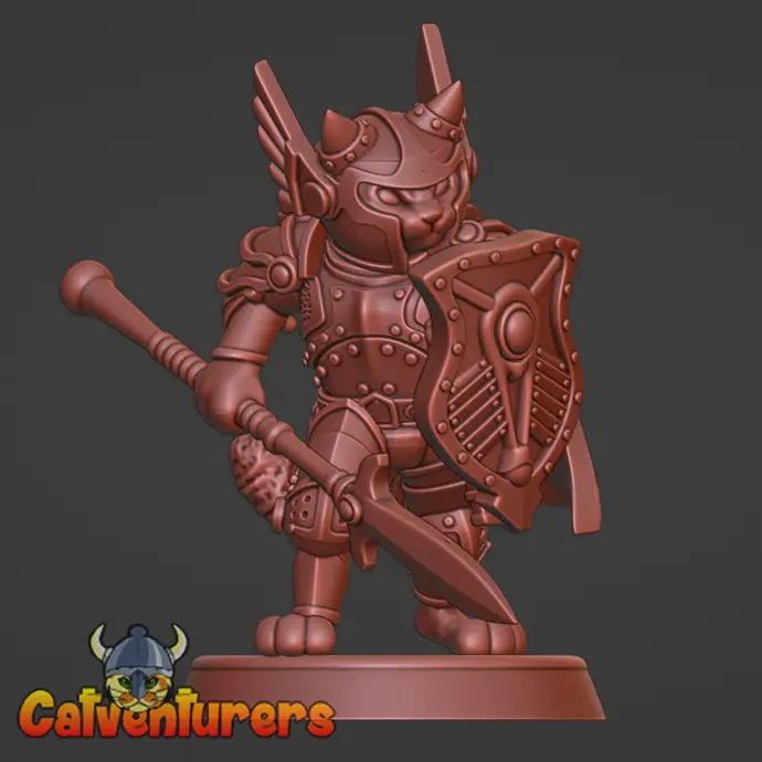 Prince Purrpaws Paladin Cat