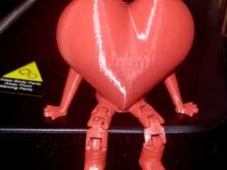 articulated fuzzy heart