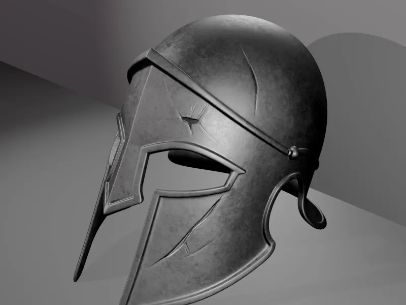 Spartan Warrior Helmet – 3D Printable Ancient Greek Cosplay