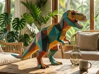 Polygonal Dinosaur