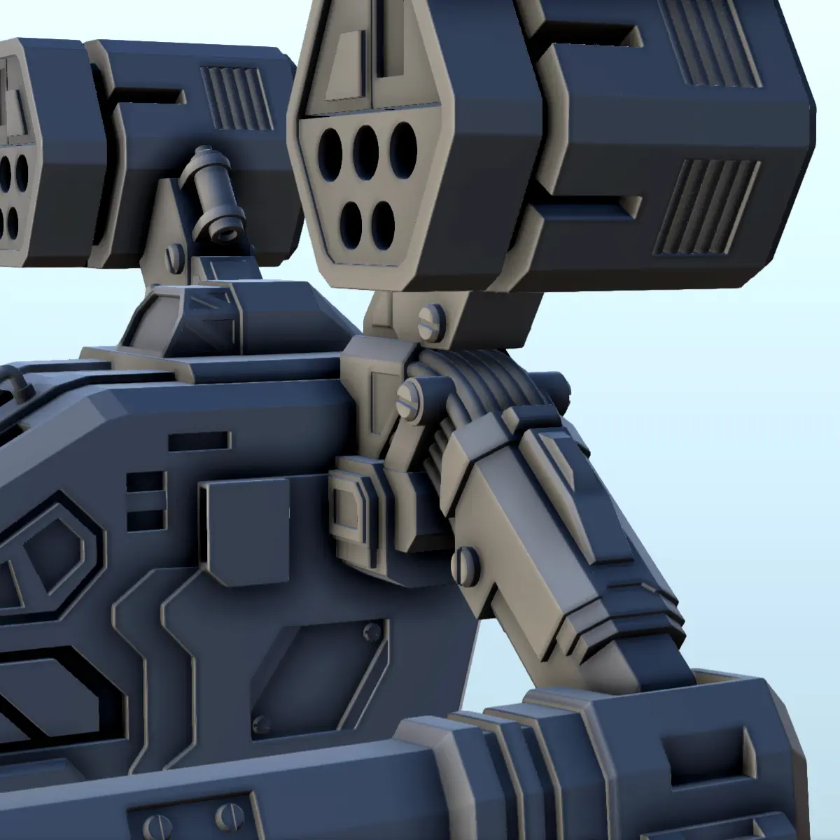 Phodall robot de combate (17) - ciencia ficción futuro 40