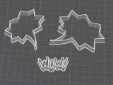 WOW! Comic Book Effect Cookie Cutter-3