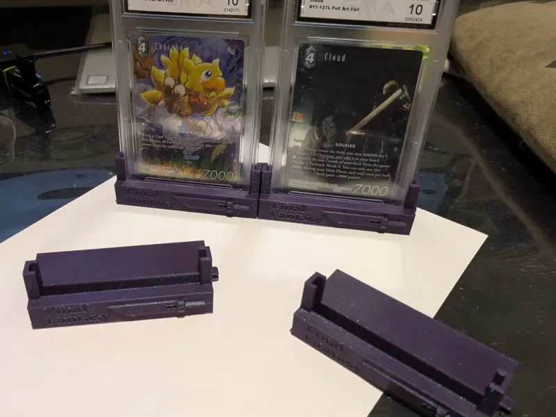 Final fantasy themed graded card holder