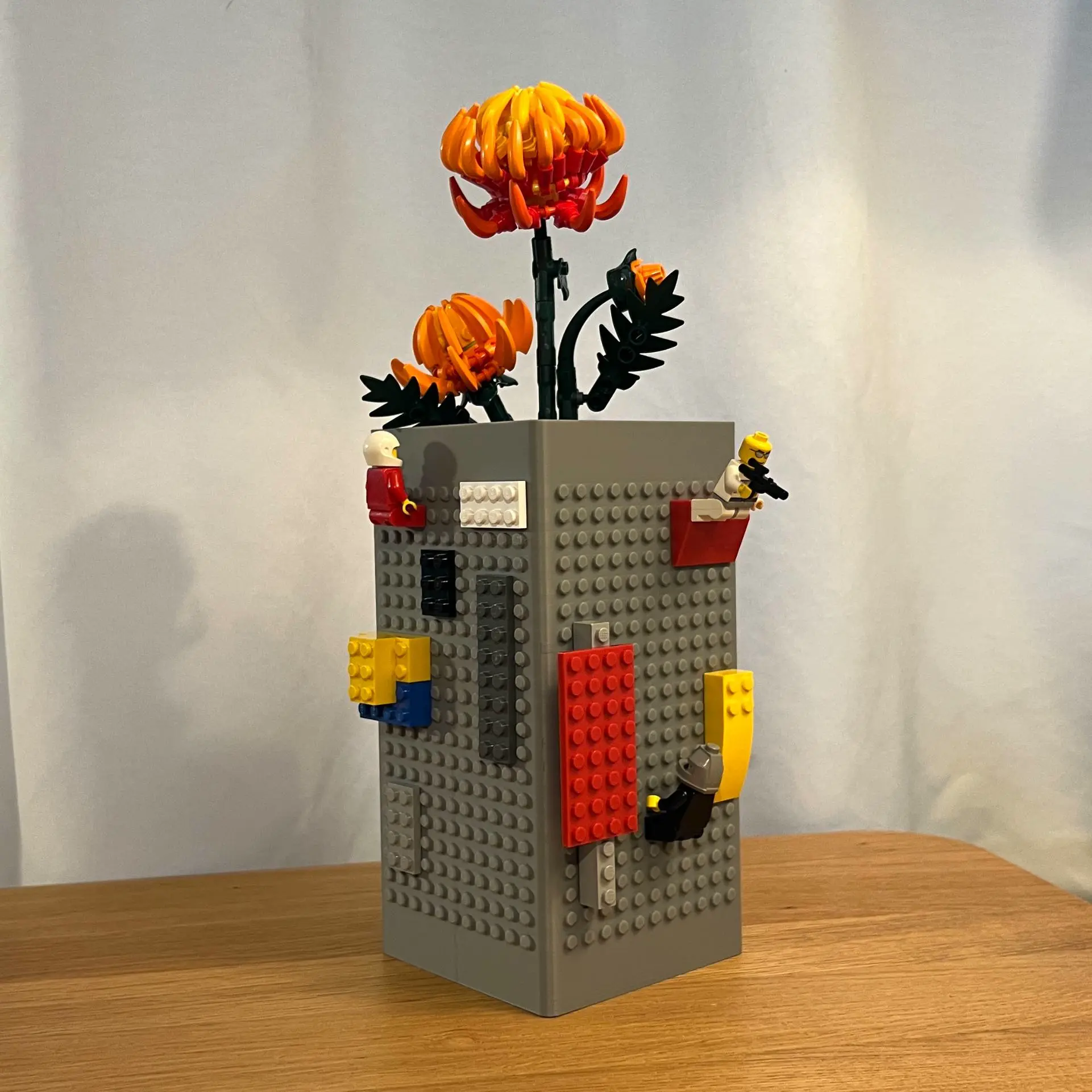 Lego Compatible Flower Vase