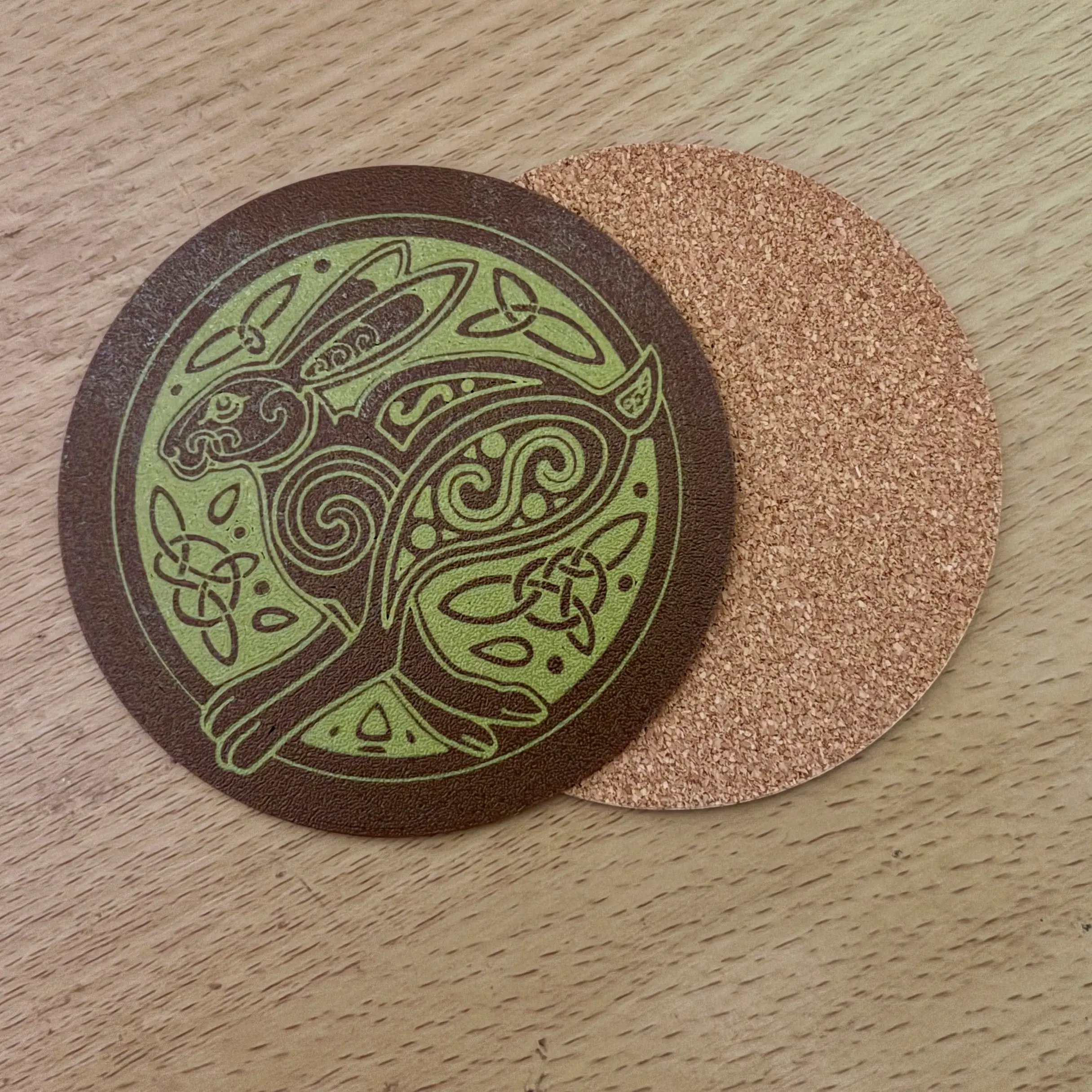Irish Celtic Hare Coaster