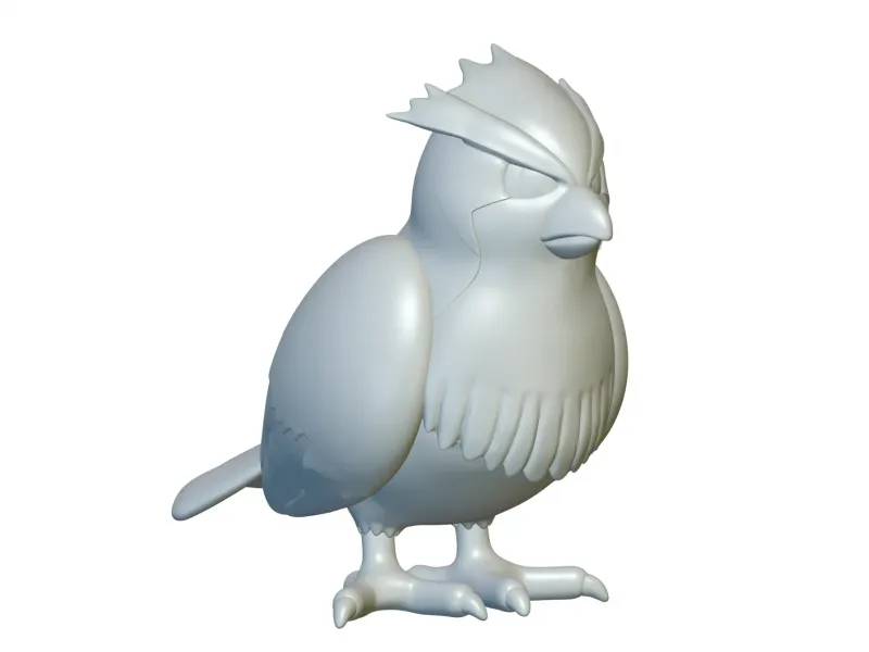 Pokemon Pidgey #16 - Ready for 3D Printing!