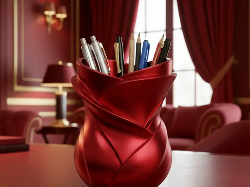 ROSE - PEN HOLDER AND FLOWER HOLDER
