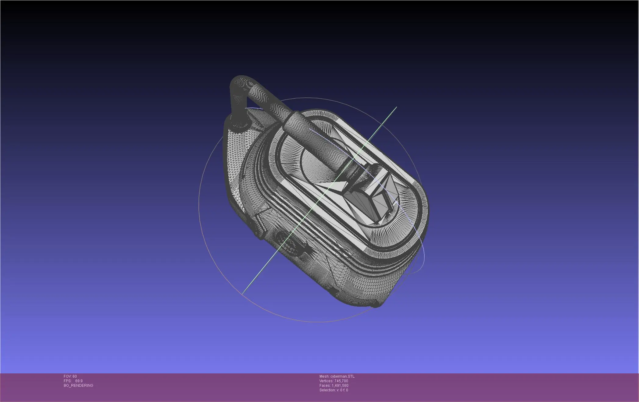 Doctor Who Cyberman Helmet