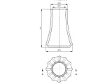 VASE (ROUNDED,  DESIGNER VASE)-1