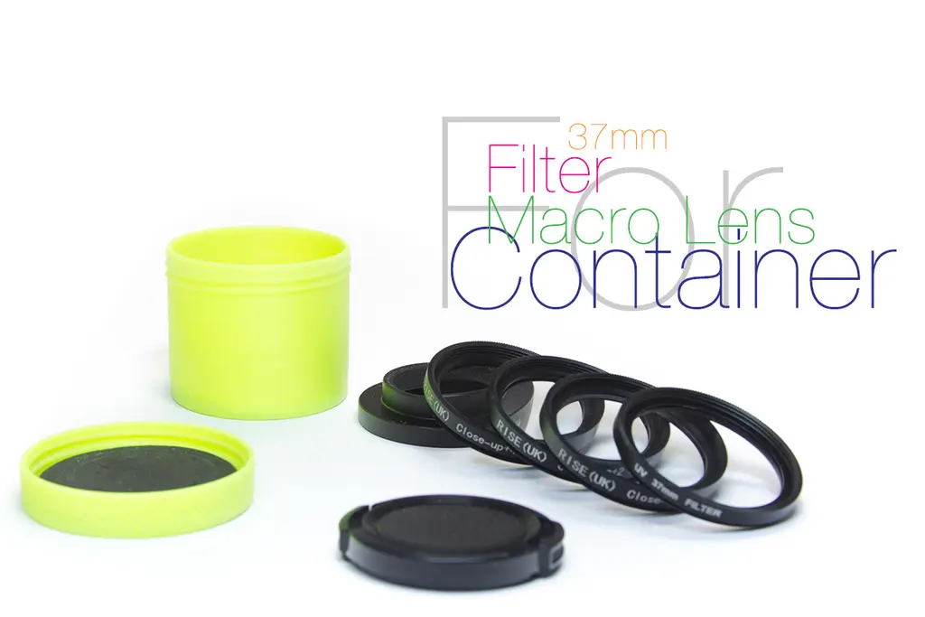 Contenitore per obiettivo e filtri 