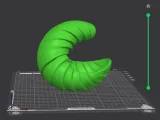 Spiral Crescent Succulent Planter | Modern Sculptural Plant-3