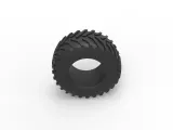 Tractor tire 28 Scale 1:25-5
