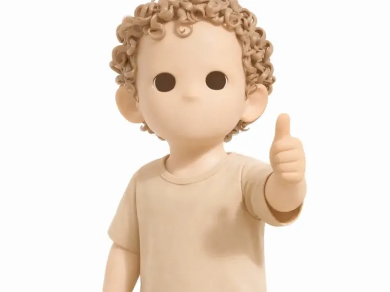 Thumbs Up Cute Boy