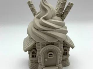 Ice Cream Wafer Fairy House