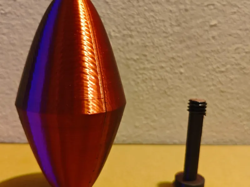 maracas (reciclagem de sobras de filamentos)
