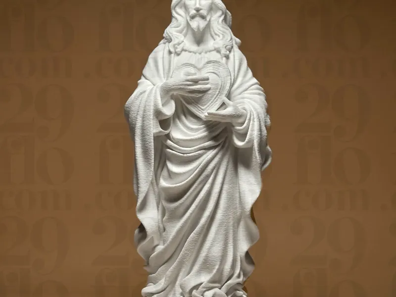 Jezus met Hart Standbeeld