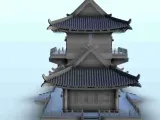 Asian palace with floor 23 - Japan China Korea Vietnam East-2