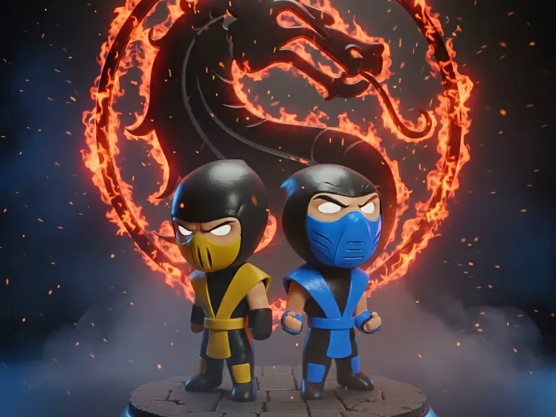 SUB-ZERO AND SCORPION - MORTAL KOMBAT