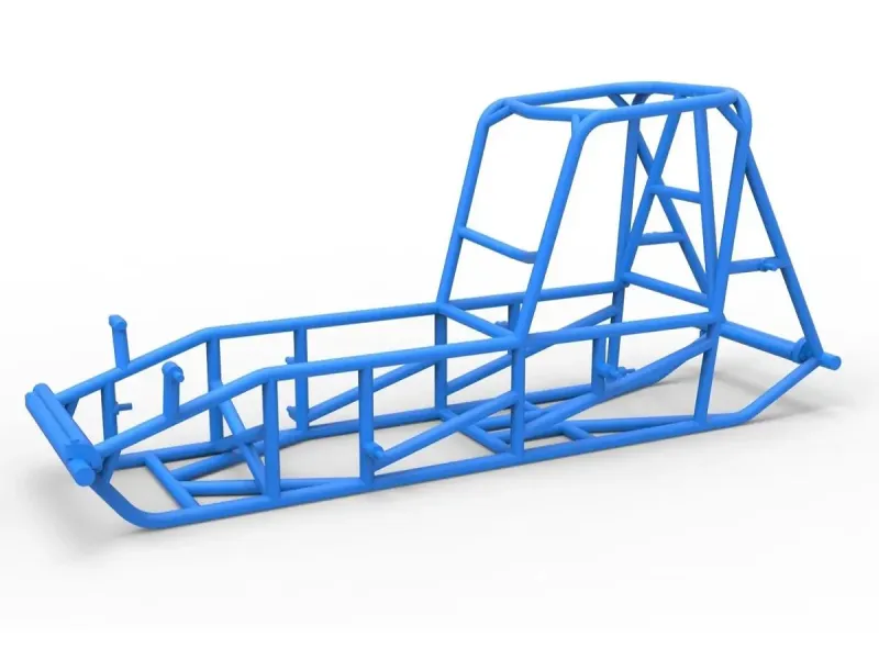 Chassis van Vintage Sprintauto Versie 2 Schaal 1:25
