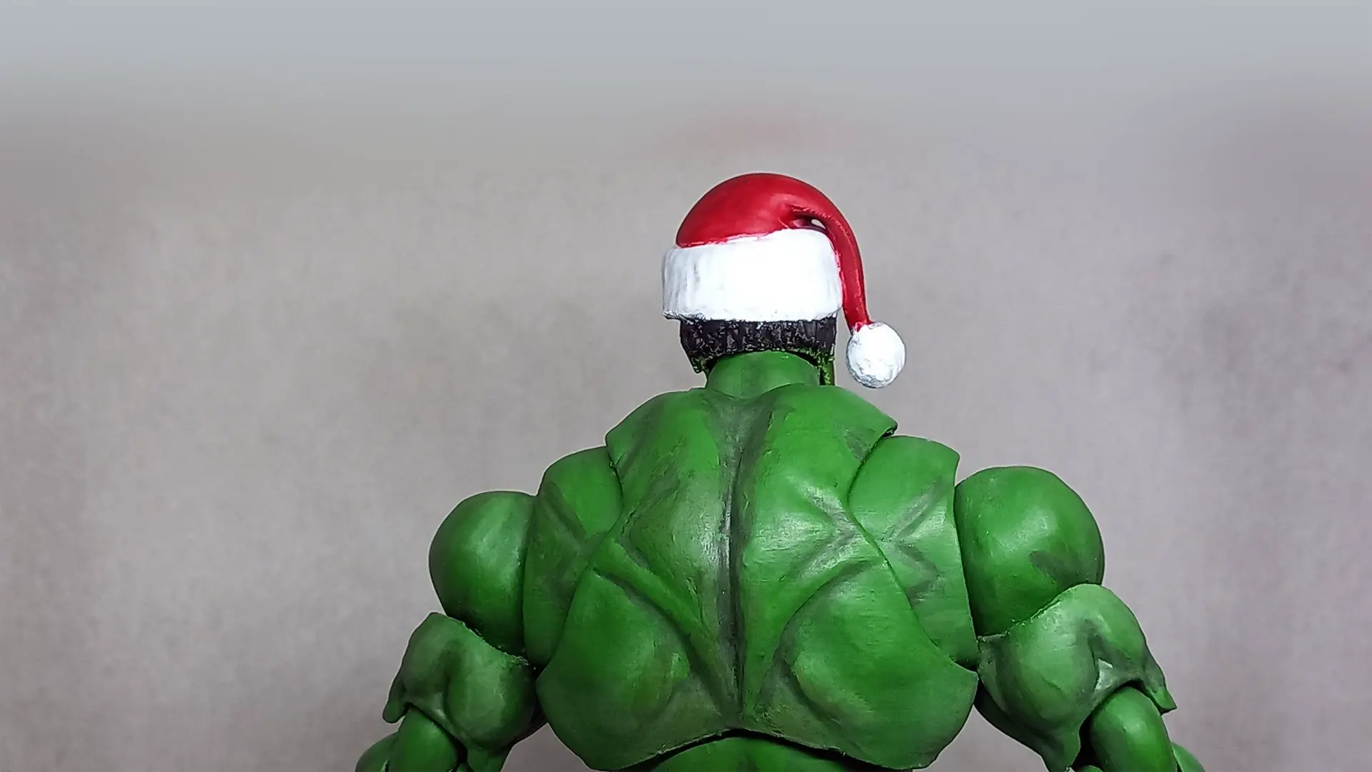 Santa Head accessory for my HULK articulated action figure 3D models download Creality Cloud
