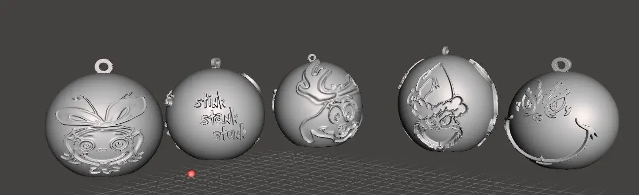 grinchmas christmas ball deco