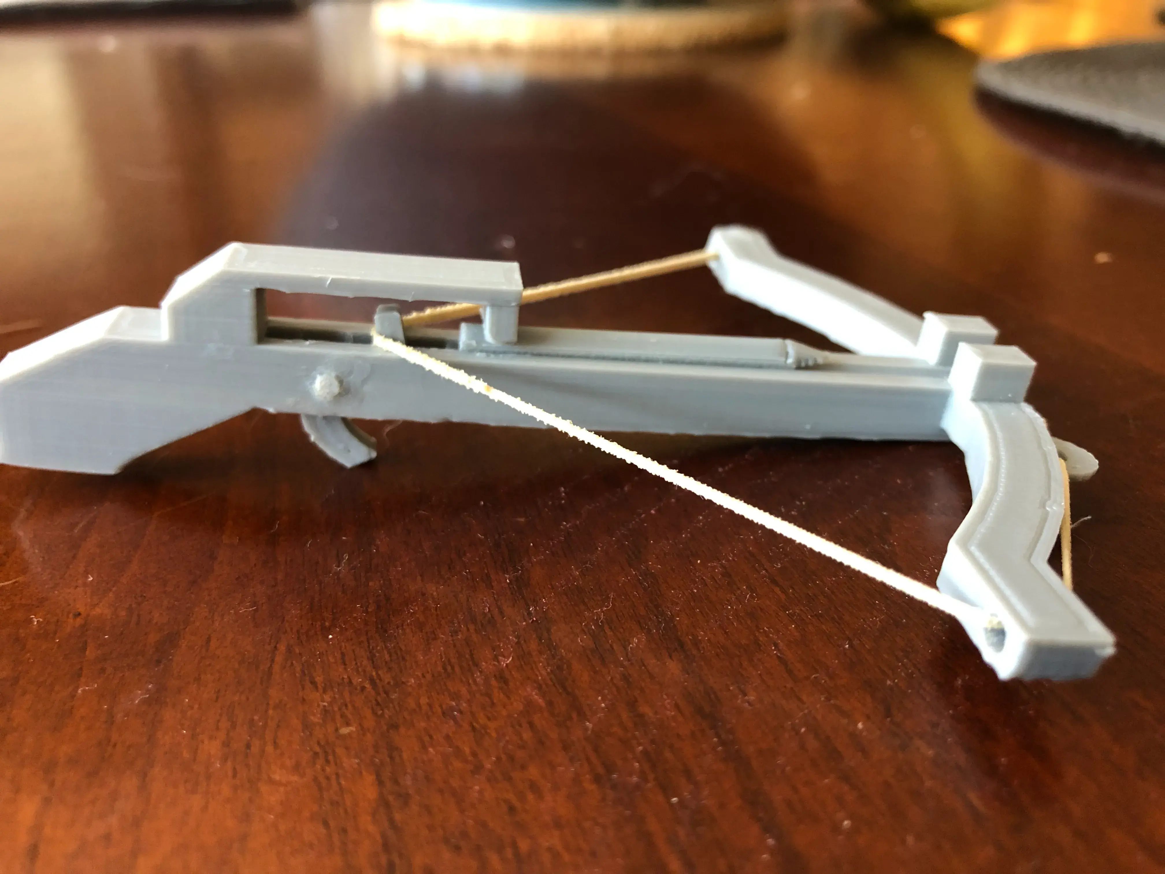 WORKING Handheld Crossbow (rubber band needed)