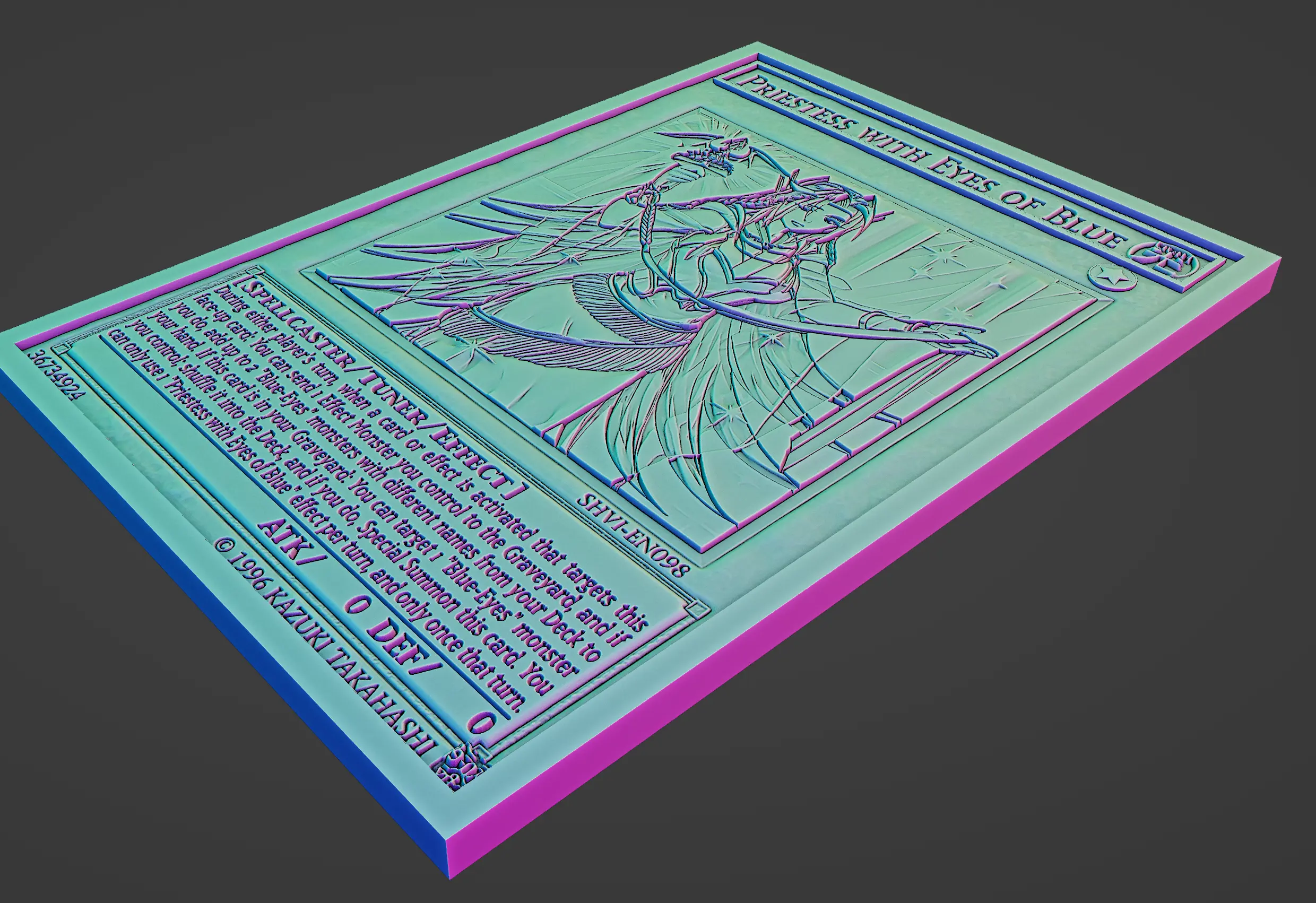 PRIESTESS WITH EYES OF BLUE - YUGIOH