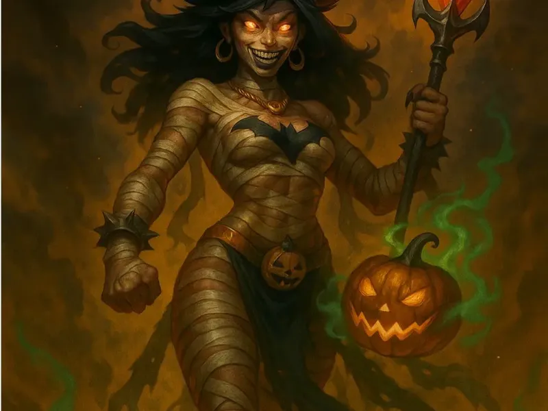 Halloween Mummy Witch