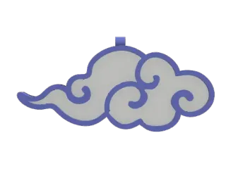 Cloud Necklace Charm