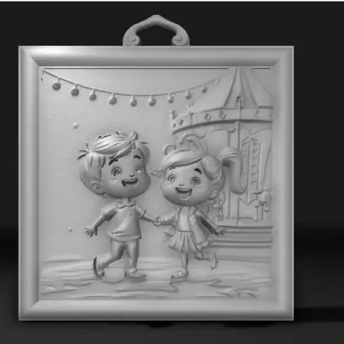 two children at the circus