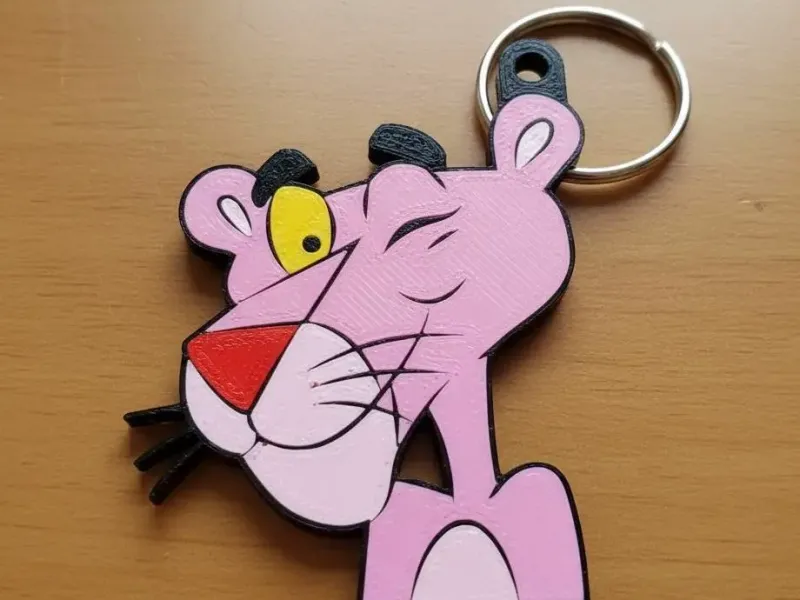 Keychain - Pink Panter