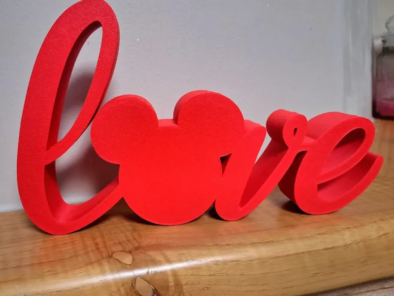 Disney Style Love Decoration