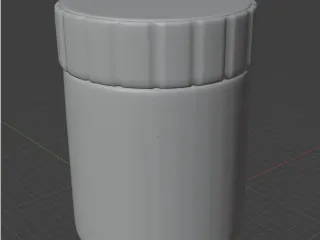 Simple jar with lid