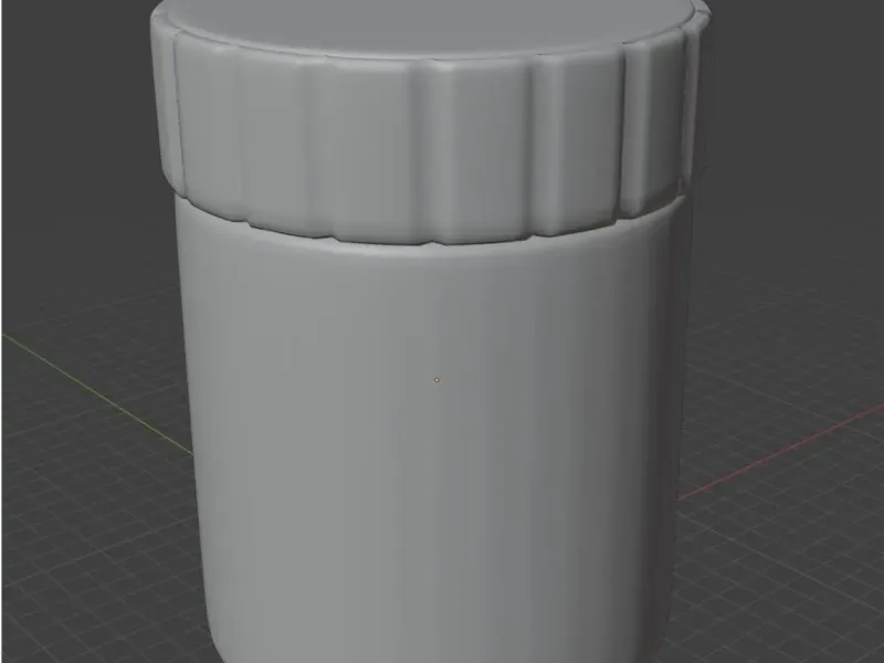 Simple jar with lid