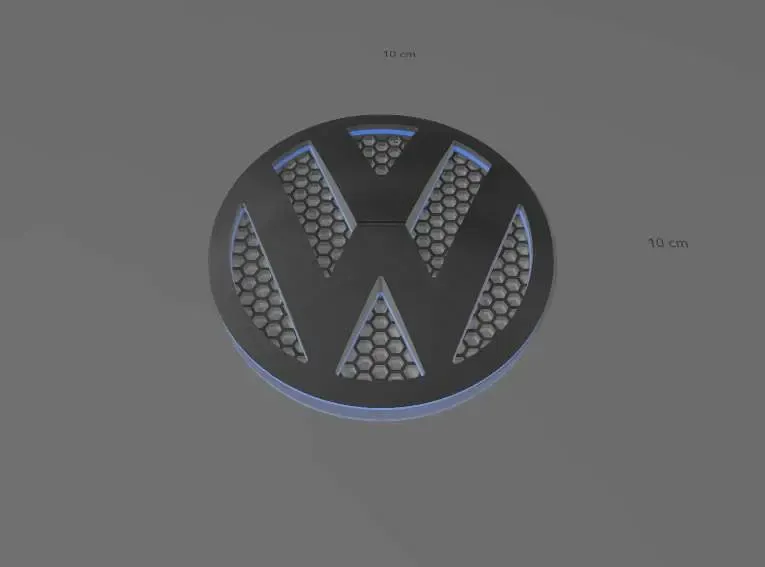 Vw front badge GTI 125mm 