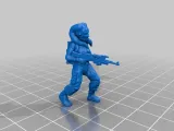 Alien Rebel Troopers (28mm/Heroic scale)-4