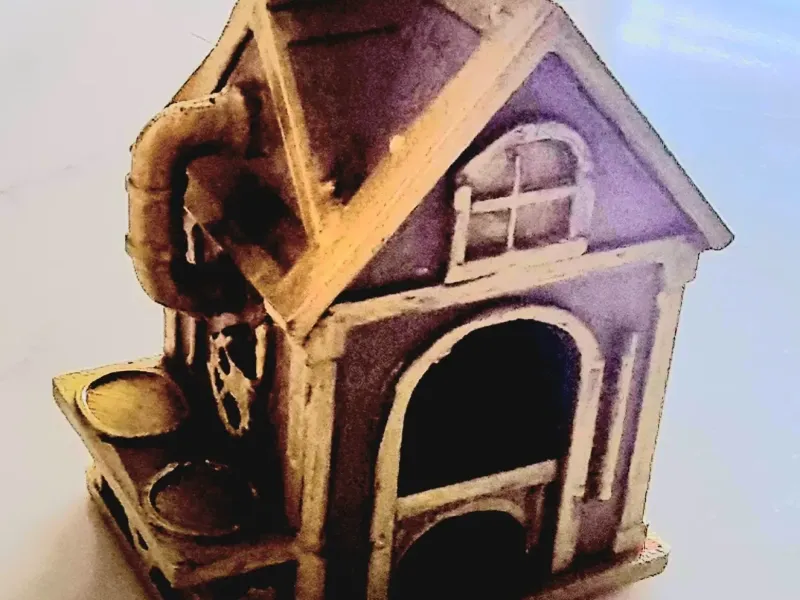 Casa steampunk para mascotas