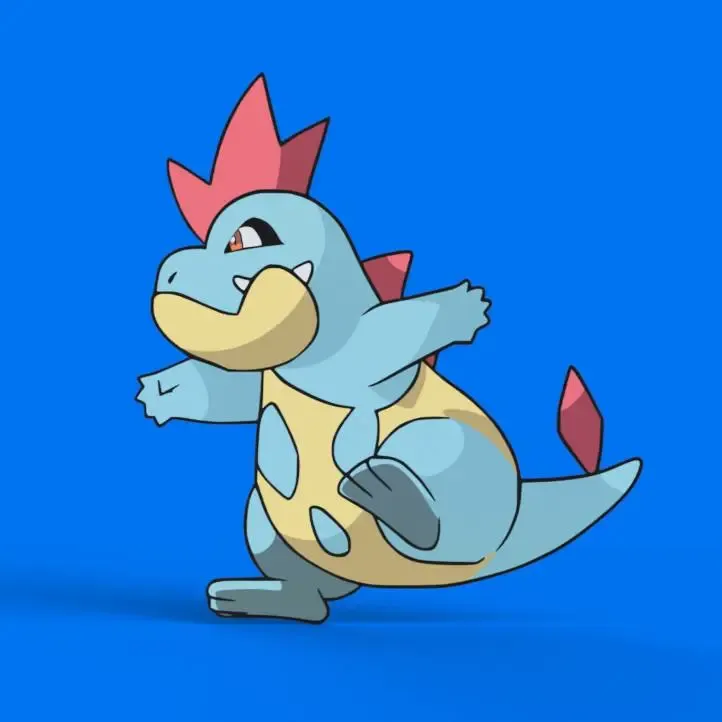 Croconaw Wall Art