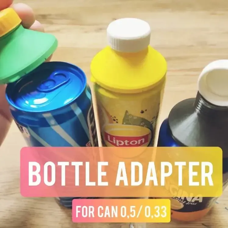 0,33l / 0,5l Kutular için Şişe Adaptörü