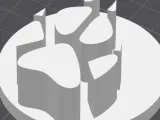 Fox track stamp-0
