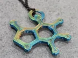 Caffeine Molecule 3D Model-5