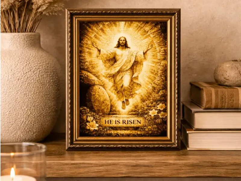 Easter Jesus Rises