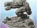 Alien dinosaur creature with sharp fangs (5) - science ficti-3