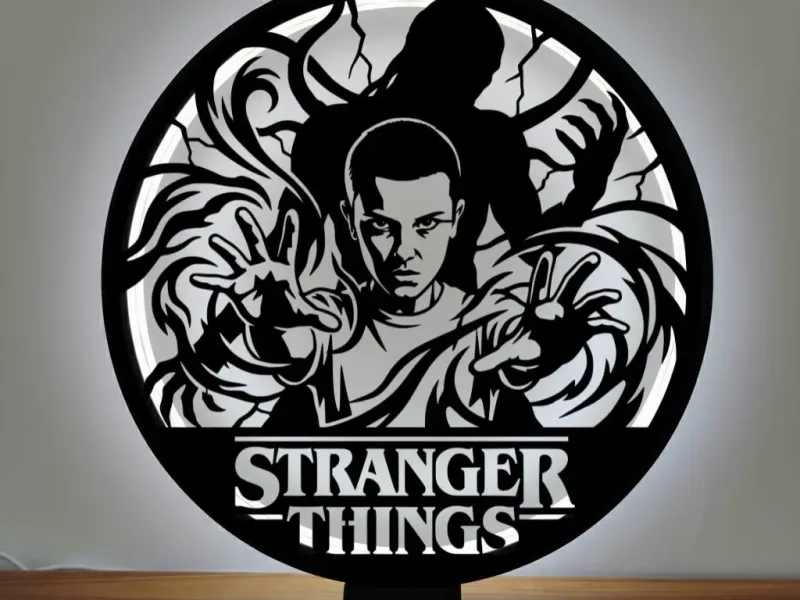 ⚡🩸 RING LAMP – ELEVEN USING HER POWERS WITH VECNA BEHIND